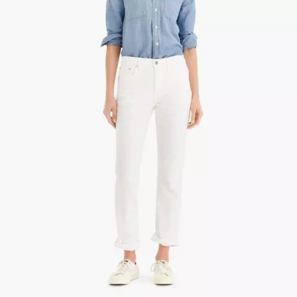 J. Crew trademark slim broken in boyfriend jeans, 26 - Picture 7 of 12